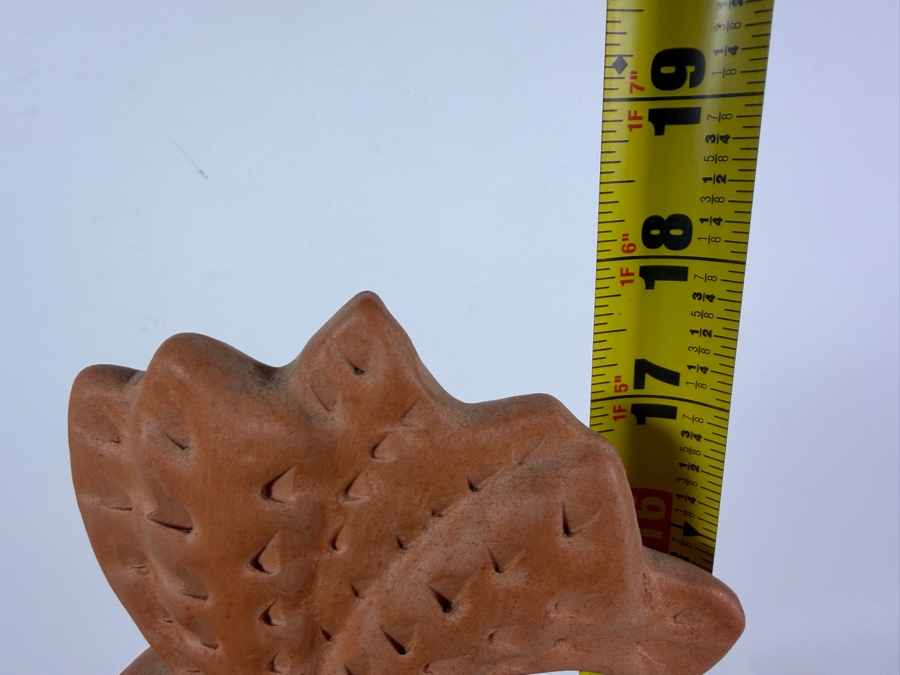 Robin Chlad Signed Terracotta Luminaria Sculpture Dated 1990 6W X 18H [Photo 9]