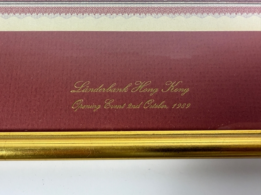 Antique 1916 20,000 Kronen Bond Certificate from the Fourth Austrian War Loan Framed 14.5 X 19 [Photo 5]