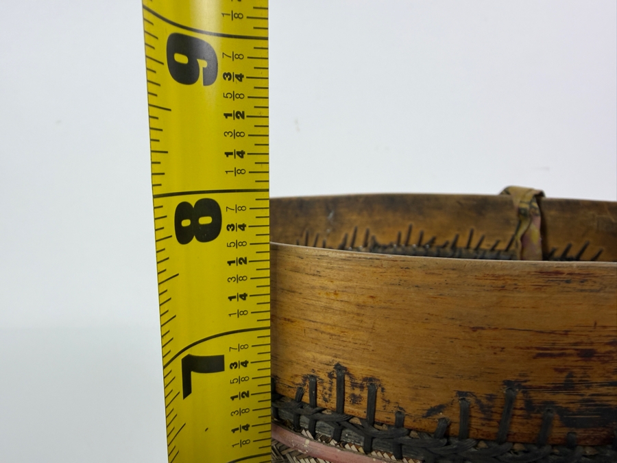 Traditional Dayak Wedding Dowry Basket from Borneo 7.75H [Photo 7]