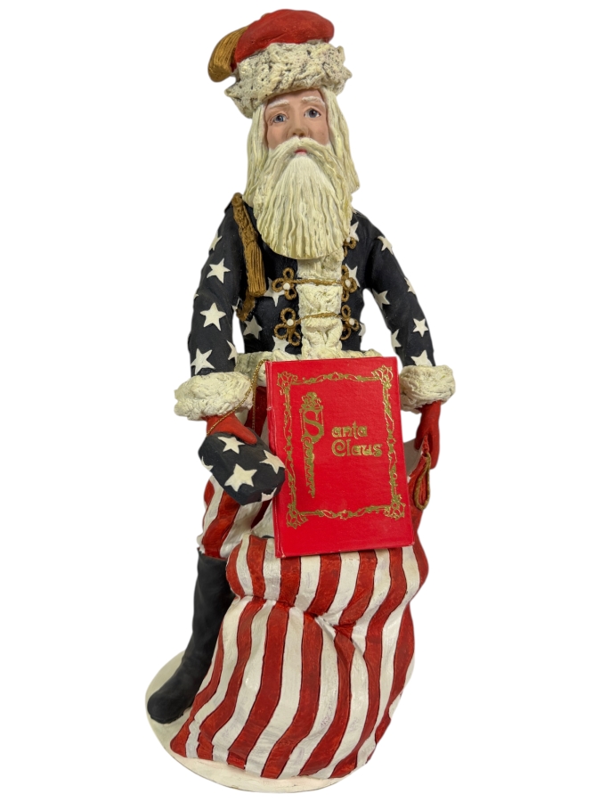 Duncan Royale Civil War History Of Santa 1983 Limited Edition Figurine Number 03617 Of 10,000 12'H