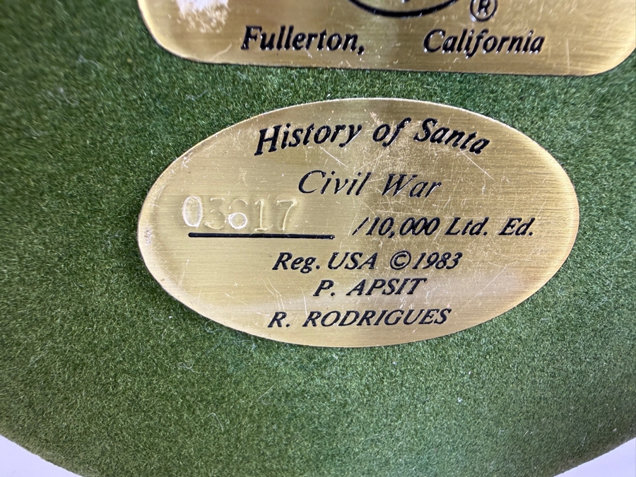 Duncan Royale Civil War History Of Santa 1983 Limited Edition Figurine Number 03617 Of 10,000 12'H [Photo 6]