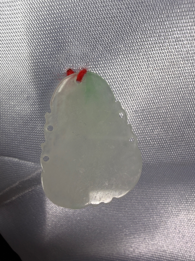 Chinese Jadeite Carved Laughing Buddha Pendant [Photo 4]