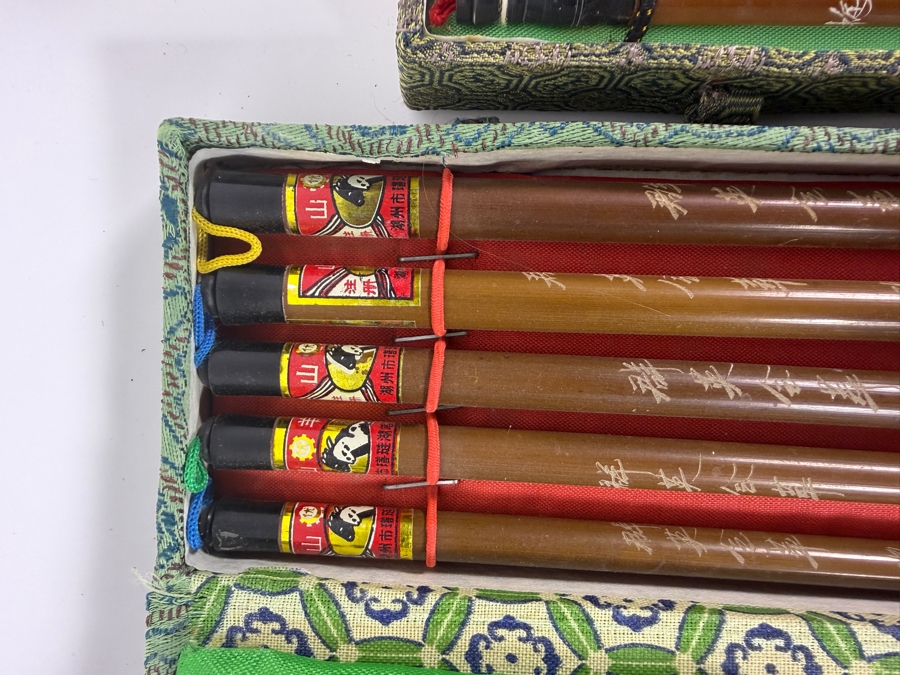 Collection of (4) Boxed Chinese Calligraphy Brush Sets [Photo 11]