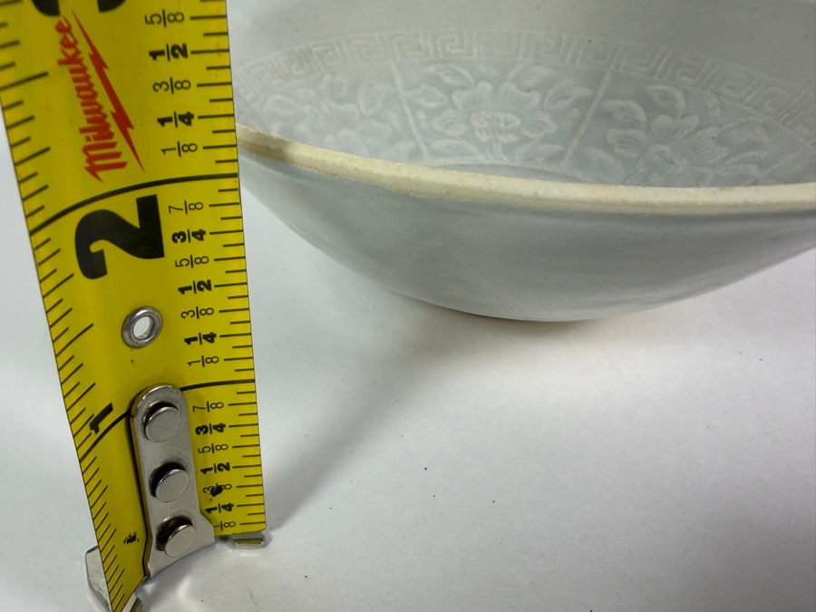 Boxed Chinese Celadon-Glazed Porcelain Bowl 6W X 2H [Photo 16]