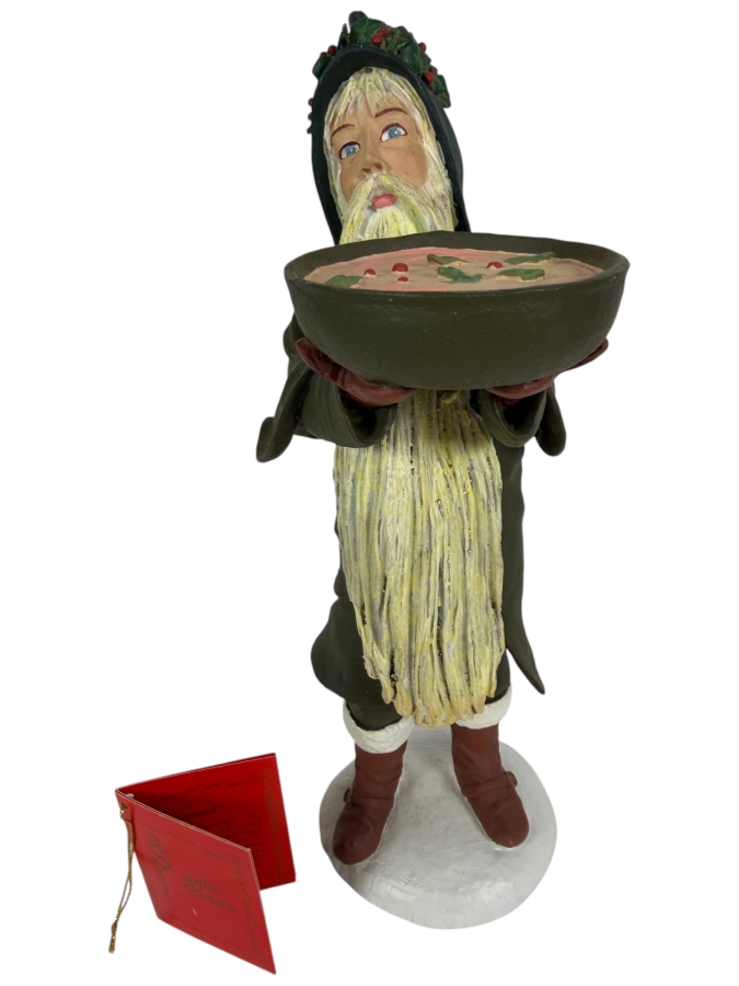 Duncan Royale Wassail History Of Santa 1983 Collectors Edition Figurine With Box 11.5'H