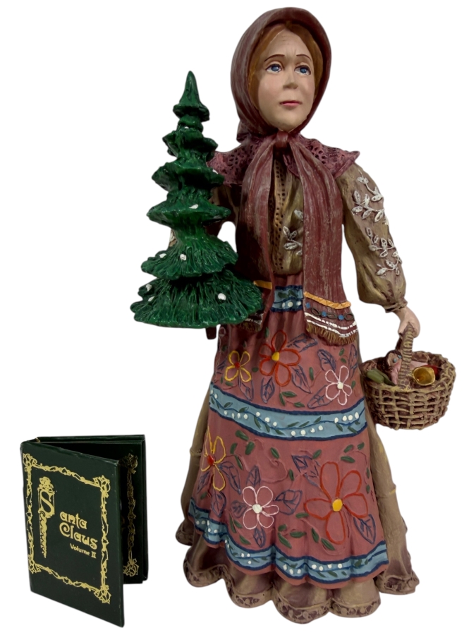 Duncan Royale Babouska History Of Santa II 1985 Limited Edition Figurine Number 01210 Of 10,000 Artist Signed With Box 10'H