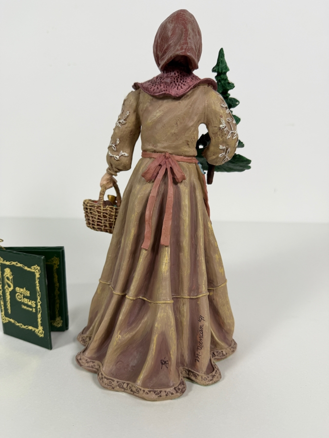 Duncan Royale Babouska History Of Santa II 1985 Limited Edition Figurine Number 01210 Of 10,000 Artist Signed With Box 10'H [Photo 4]