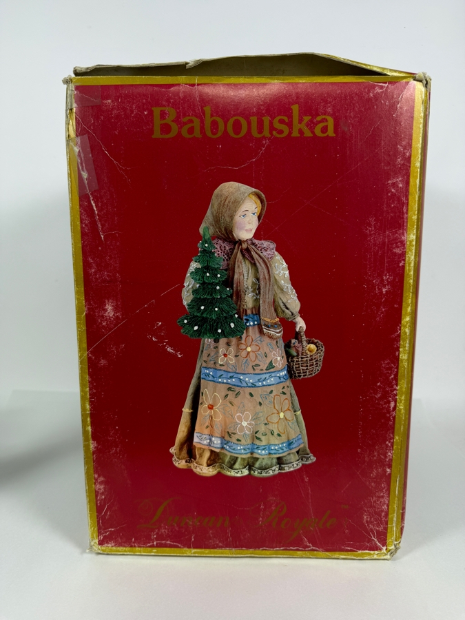 Duncan Royale Babouska History Of Santa II 1985 Limited Edition Figurine Number 01210 Of 10,000 Artist Signed With Box 10'H [Photo 11]