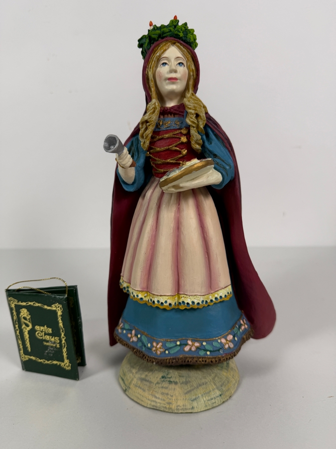 Duncan Royale St. Lucia History Of Santa II 1985 Limited Edition Figurine Number 01210 Of 10,000 Artist Signed With Box 11'H [Photo 2]