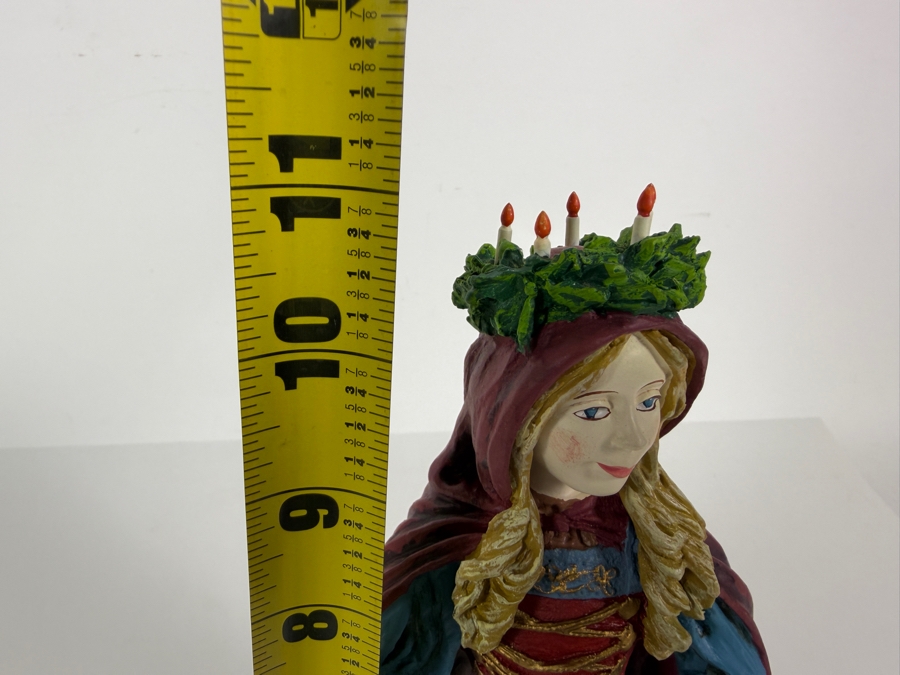 Duncan Royale St. Lucia History Of Santa II 1985 Limited Edition Figurine Number 01210 Of 10,000 Artist Signed With Box 11'H [Photo 8]