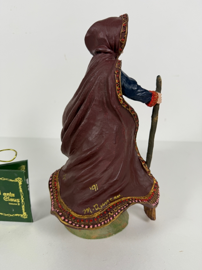 Duncan Royale Befana History Of Santa II 1985 Limited Edition Figurine Number 01210 Of 10,000 With Box 10'H [Photo 3]