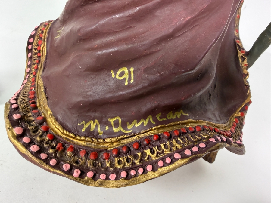 Duncan Royale Befana History Of Santa II 1985 Limited Edition Figurine Number 01210 Of 10,000 With Box 10'H [Photo 4]