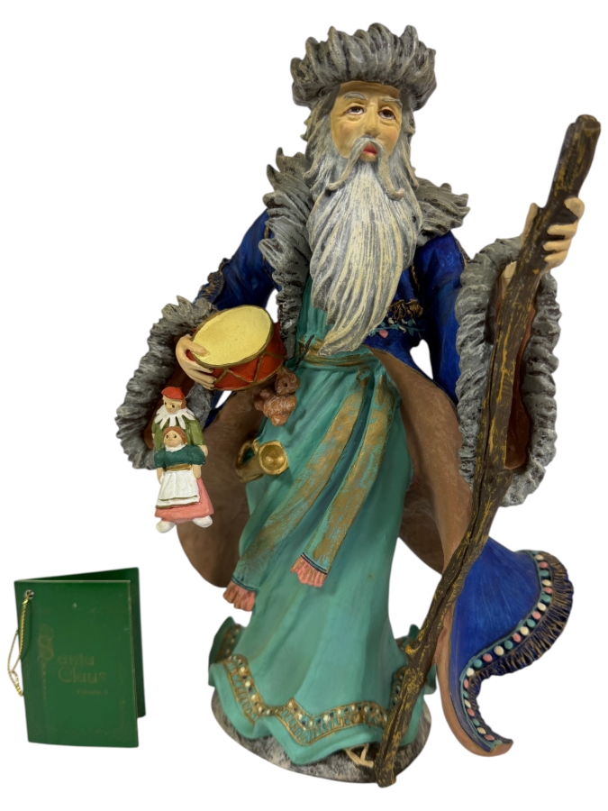 Duncan Royale Mongolian History Of Santa II 1985 Limited Edition Figurine Number 02869 Of 10,000 With Box 11'H