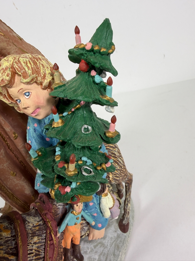 Duncan Royale Bavarian History Of Santa II 1985 Limited Edition Figurine Number 01542 Of 10,000 With Box 10.5'H [Photo 3]
