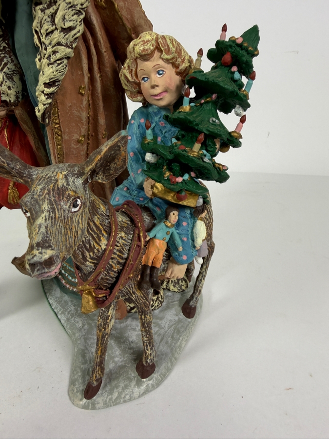 Duncan Royale Bavarian History Of Santa II 1985 Limited Edition Figurine Number 01542 Of 10,000 With Box 10.5'H [Photo 2]