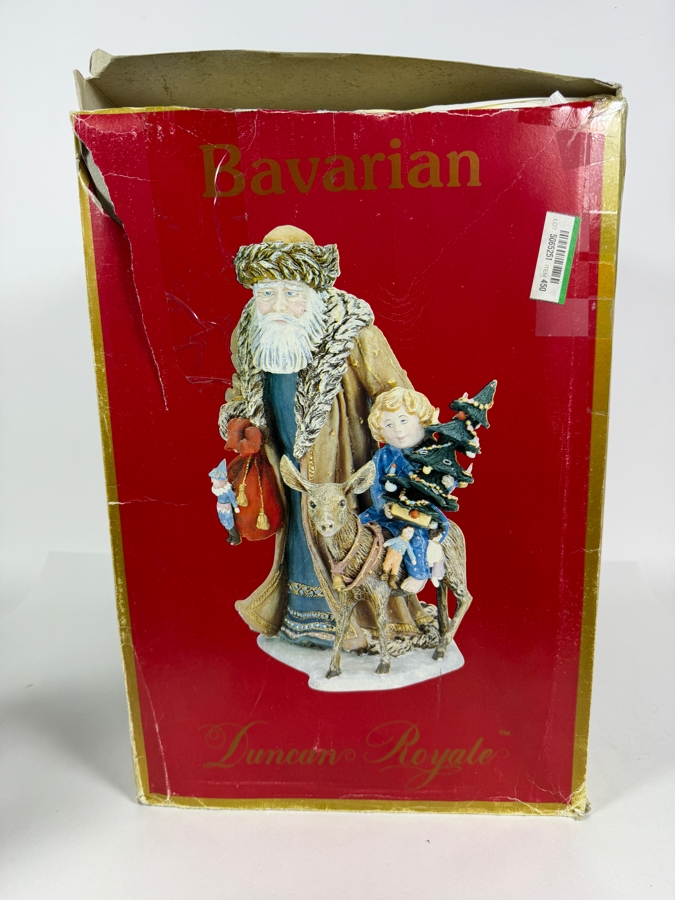 Duncan Royale Bavarian History Of Santa II 1985 Limited Edition Figurine Number 01542 Of 10,000 With Box 10.5'H [Photo 10]