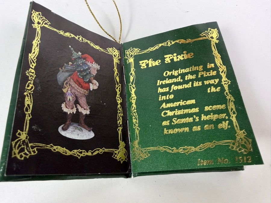 Duncan Royale Pixie History Of Santa II 1985 Limited Edition Figurine Number 01025 Of 10,000 With Box 10'H [Photo 8]