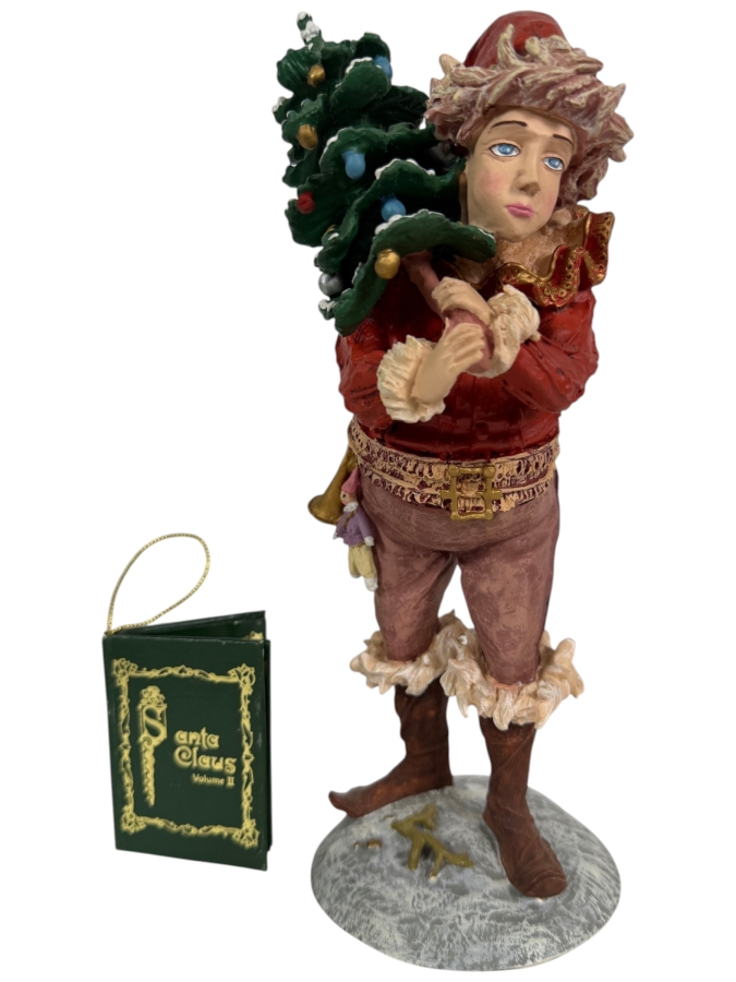 Duncan Royale Pixie History Of Santa II 1985 Limited Edition Figurine Number 01025 Of 10,000 With Box 10'H