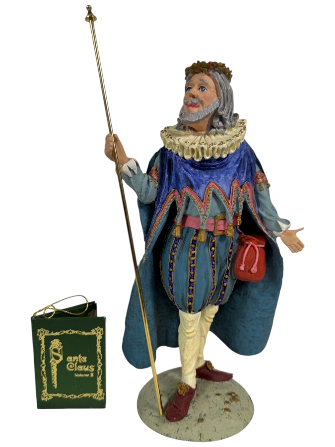 Duncan Royale Sir Christmas History Of Santa II 1985 Limited Edition Figurine Number 00690 Of 10,000 With Box 10.5'H