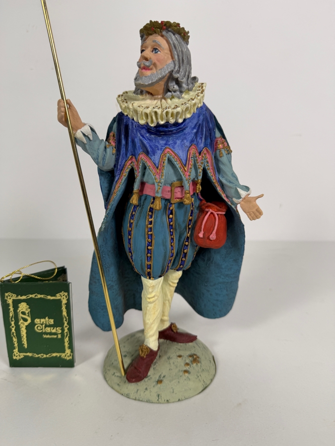 Duncan Royale Sir Christmas History Of Santa II 1985 Limited Edition Figurine Number 00690 Of 10,000 With Box 10.5'H [Photo 2]