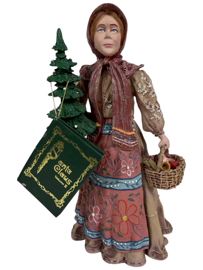 Duncan Royale Babouska History Of Santa II 1985 Limited Edition Figurine Number 1284 Of 10,000 10'H