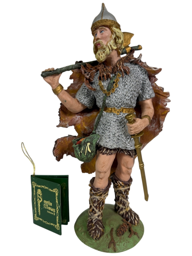 Duncan Royale Odin History Of Santa II 1985 Limited Edition Figurine Number 9990 Of 10,000 12'H