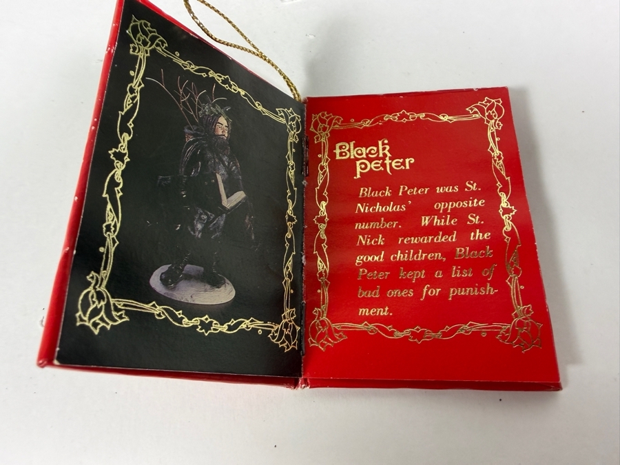 Duncan Royale The Black Peter History Of Santa I 1983 Limited Edition Figurine Number 564 Of 10,000 With Box 11'H [Photo 7]