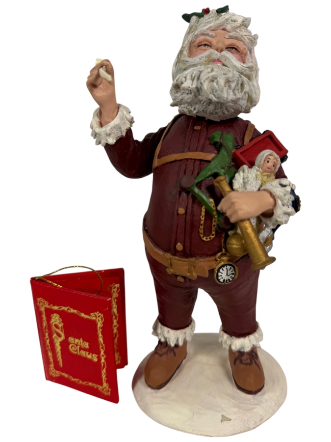 Duncan Royale Nast History Of Santa 1983 Limited Edition Figurine Number 4293 Of 10,000 With Box 9'H