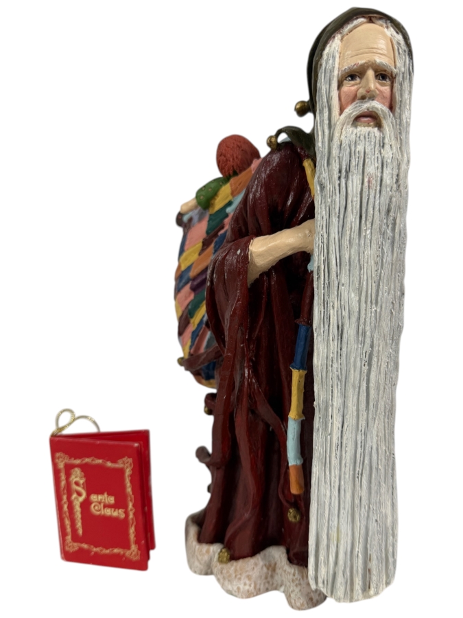 Vintage 1983 'Medieval' Santa Claus Limited Edition of 10,000 Figurine from the Duncan Royale 'History of Santa Claus' Collection with Original Box 11H