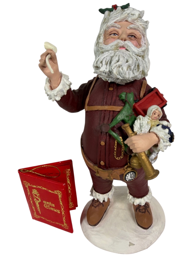 Vintage 1983 'Nast' Santa Claus Limited Edition of 10,000 Figurine from the Duncan Royale 'History of Santa Claus' Collection with Original Box 9.5H