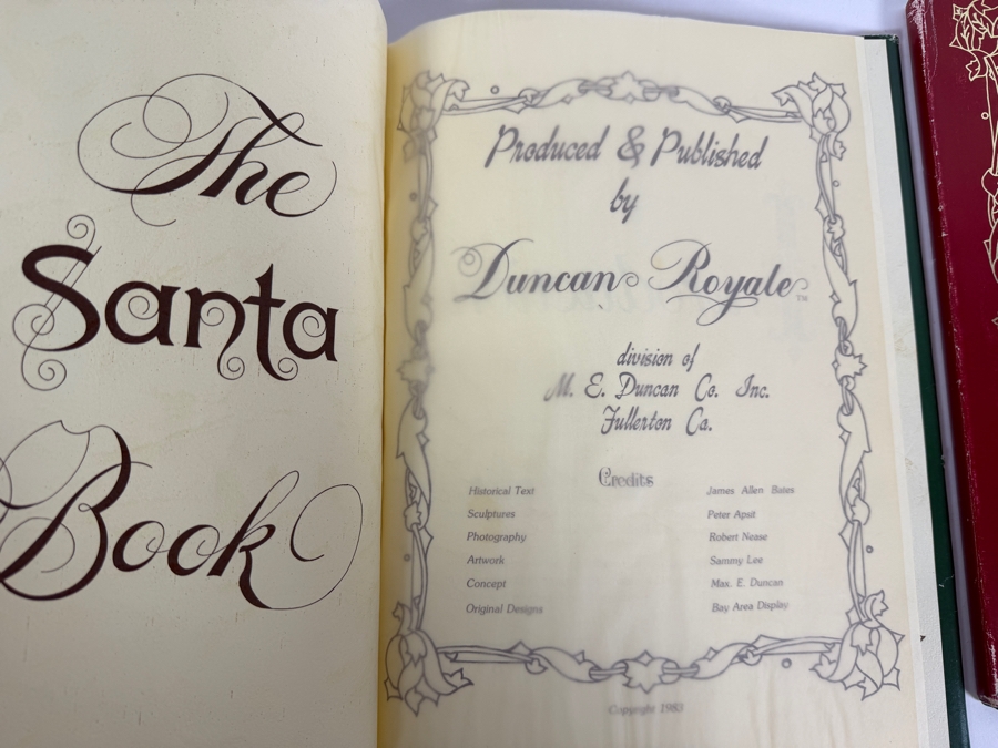 Pair of Hardcover Books: History of Santa Claus by Duncan Royale I and II [Photo 2]