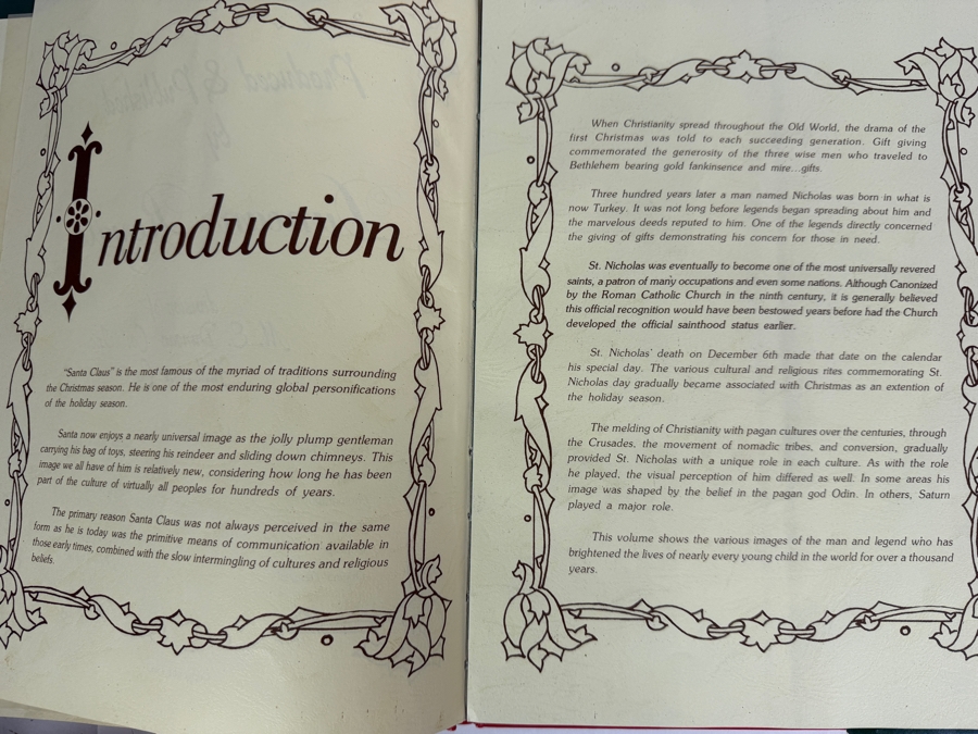 Pair of Hardcover Books: History of Santa Claus by Duncan Royale I and II [Photo 3]