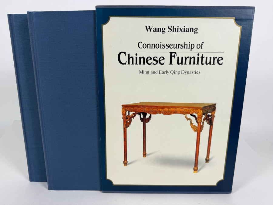 Two-volume Set Hardcover Books Titled Connoisseurship of Chinese Furniture: Ming and Early Qing Dynasties by Wang Shixiang [Photo 2]