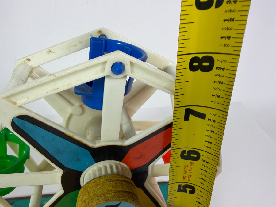 Vintage 1966 Fisher-Price Little People Music Box Ferris Wheel #969 8'H [Photo 12]