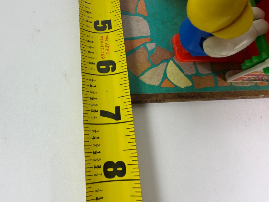 Vintage 1966 Fisher-Price Little People Music Box Ferris Wheel #969 8'H [Photo 11]