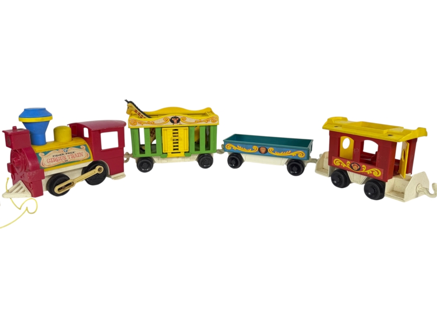 Just Added - Vintage 1973 Fisher-Price Little People Play Family Circus Train #991