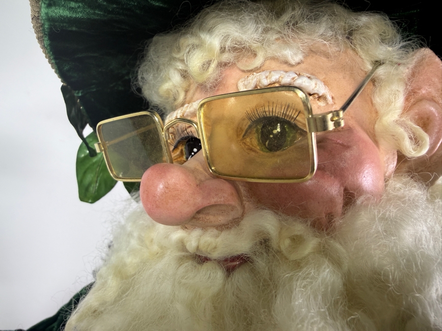 Vintage 1994 Signed Lynn West Amaranth Productions Limited Edition Irish Leprechaun Music Box Statue 30'H [Photo 11]