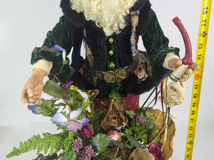 Vintage 1994 Signed Lynn West Amaranth Productions Limited Edition Irish Leprechaun Music Box Statue 30'H [Photo 4]