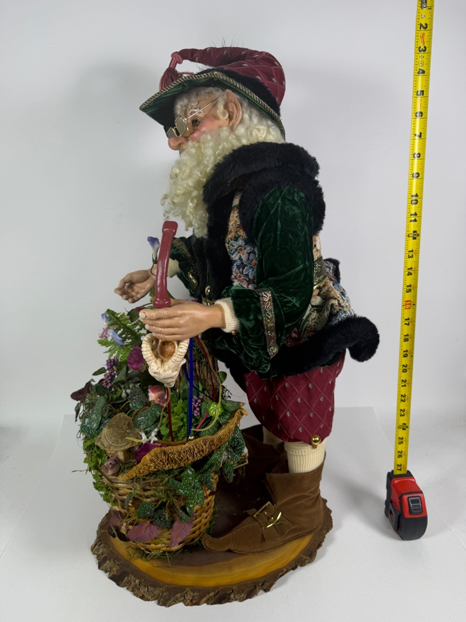 Vintage 1994 Signed Lynn West Amaranth Productions Limited Edition Irish Leprechaun Music Box Statue 30'H [Photo 10]