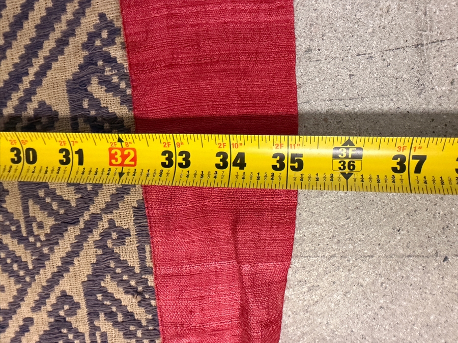 Vintage Handwoven Laotian Textile 35 X 52 [Photo 4]