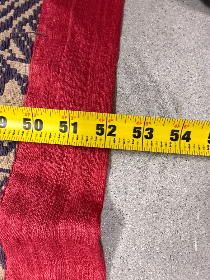 Vintage Handwoven Laotian Textile 35 X 52 [Photo 5]
