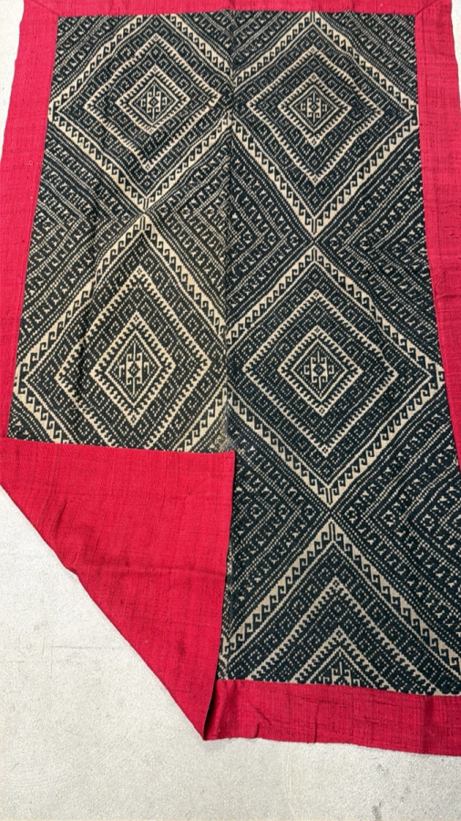 Vintage Handwoven Laotian Textile 35 X 57 [Photo 3]