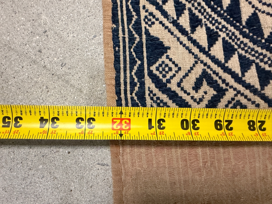 Vintage Handwoven Laotian Textile 32 X 71 [Photo 5]