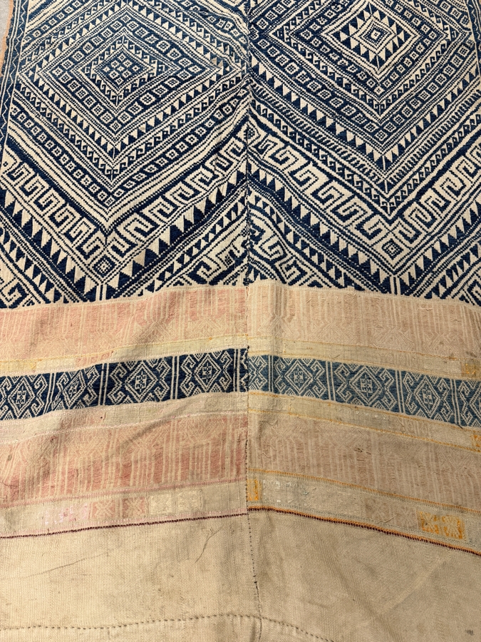 Vintage Handwoven Laotian Textile 32 X 71 [Photo 2]