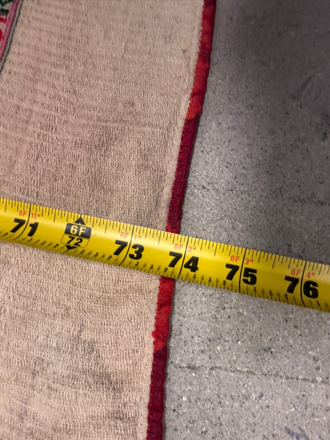 Vintage Handwoven Laotian Textile 36 X 74 [Photo 5]
