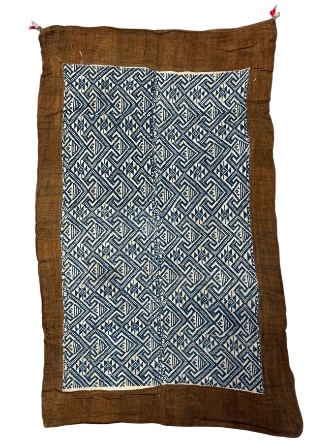 Vintage Handwoven Laotian Textile 33 X 56