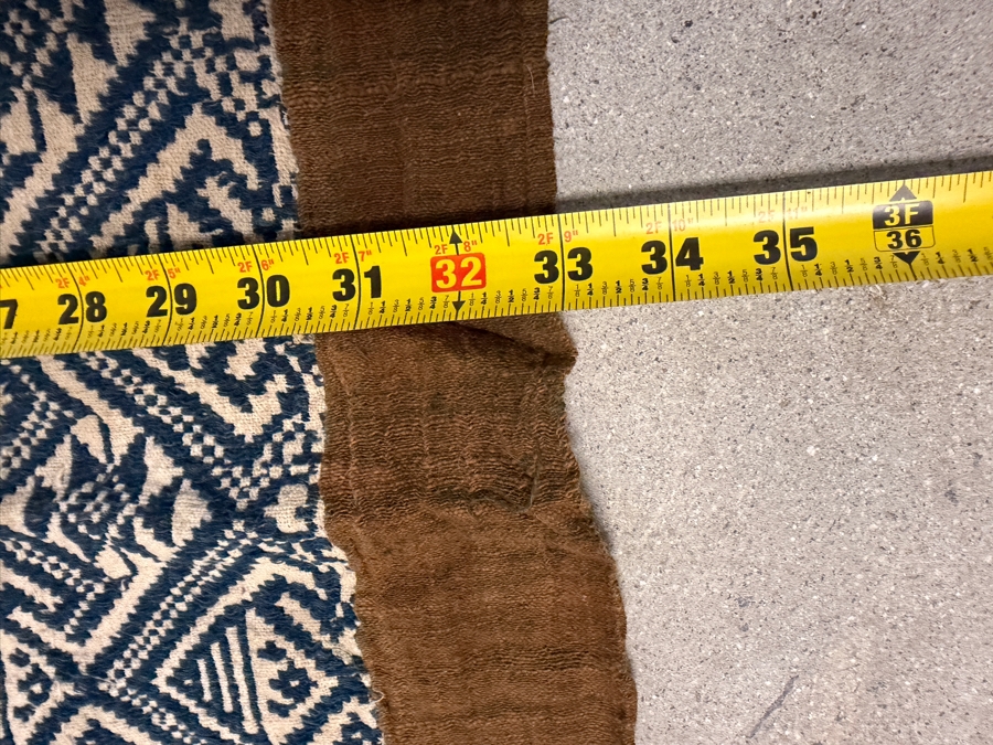 Vintage Handwoven Laotian Textile 33 X 56 [Photo 4]