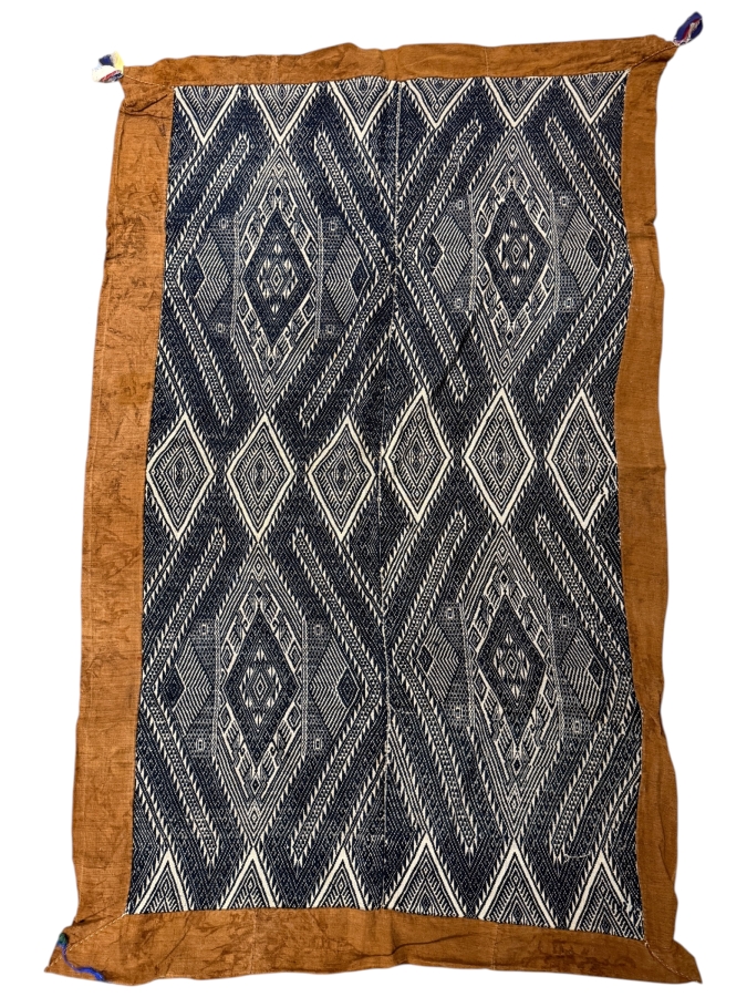 Vintage Handwoven Laotian Textile 36 X 58