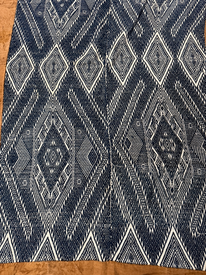 Vintage Handwoven Laotian Textile 36 X 58 [Photo 3]