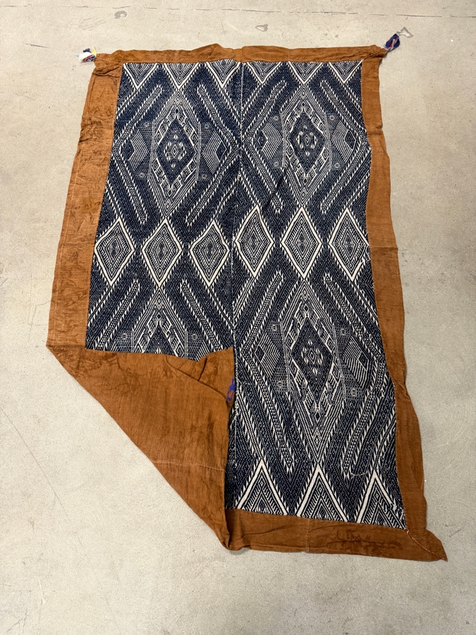 Vintage Handwoven Laotian Textile 36 X 58 [Photo 4]